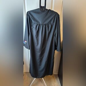 Black Graduation Gown KU Sized for Height 5’7-5’9